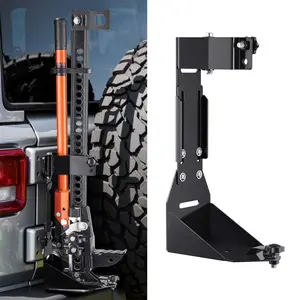 【Spotlight Day】VEVOR High Lift Jack Mount Bracket,  , Farm Jack Holder Mounting Bracket Kit, Mount Carrier for Off Road Heavy-Duty Jacks, Compatible With YJ (1986-1996), TJ (1997-2006), JK (2006-2018), JL (2018-2024)