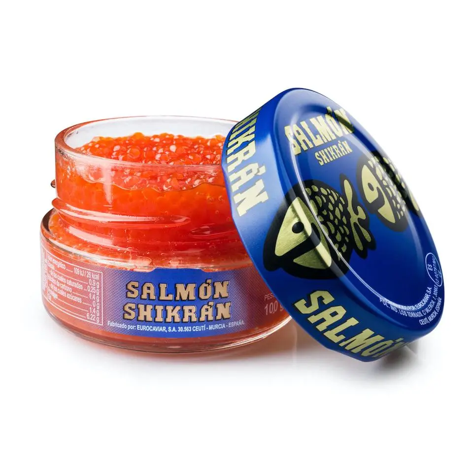 Eurocaviar - Shikran - Smoked Salmon Caviar Pearls 3.52 oz