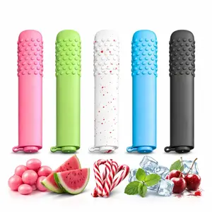 Chewable Breather Puff-Bar |Non-Electronic AromatherapySilicone Chew Stick for Oral Fixation & Habit Support |Refillable Scent Core | BPA-Free l Made in USA
