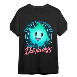 [100% Cotton] Lumalee Luna Star Dark T-Shirt - Unique Fun Pattern, Short Sleeve