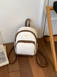 Modern Minimalist Unisex Backpack, Large Capacity Lightweight Design, Versatile Daily Use, Elegant Color Block Style, Perfect for School & Travel