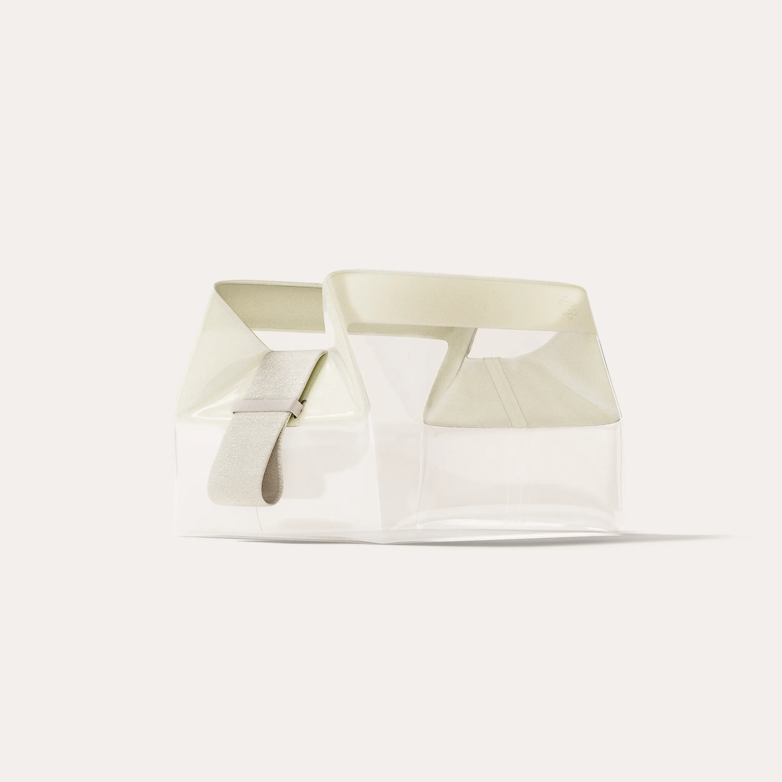 Cadence Medium Parcel - Clear Dopp Kit with Magnetic Closure - Durable & Leak-Resistant-  Travel Toiletry Bag TSA-Compliant Modular Design 1 Qt