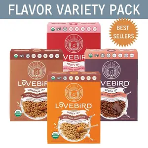 Grain-Free, Organic Cereal Flavor Pack - Kid Approved, No Refined Sugar | Love Bird Cereal