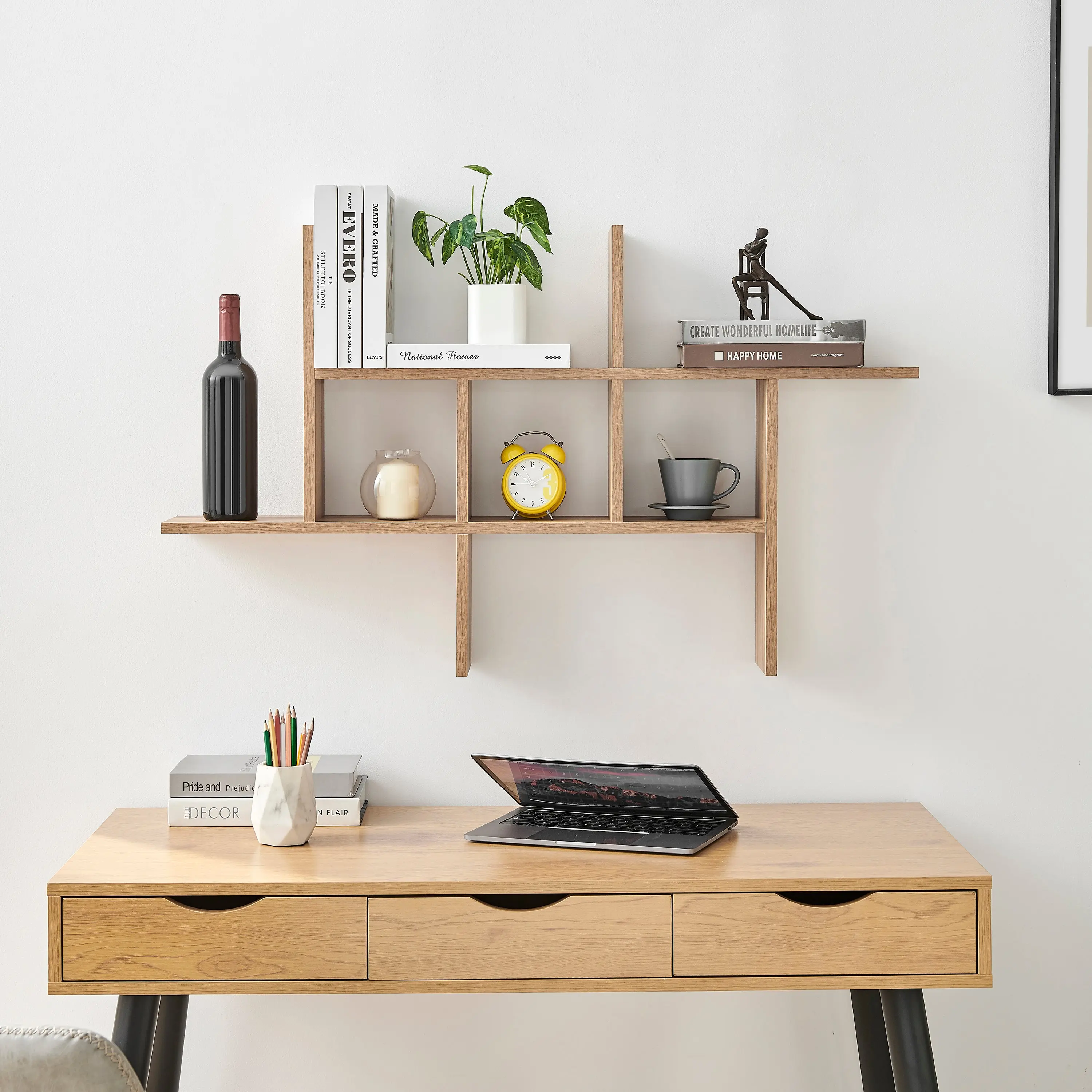 Dual-Orientation Cantilever Wall Shelf Dual-Orientation Cantilever Wall Shelf