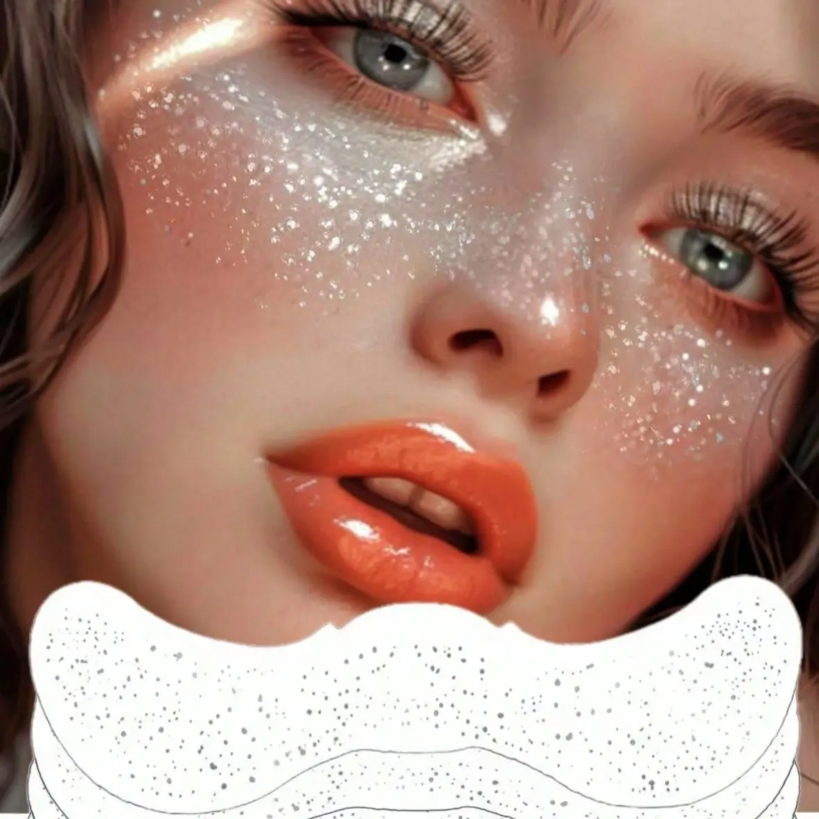 Glitter Freckles Stickers for Women, Waterproof Face Tattoos for ...