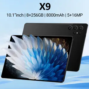 W&O 2026 X9 10.1" Android Tablet , 2 in 1 Portable Device with Keyboard, Mouse, Case, Stylus, Dual Camera,  for Valentine’s Day Gift