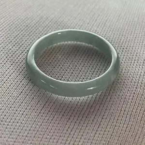 Skinny Band Jade Ring , Width about 3mm