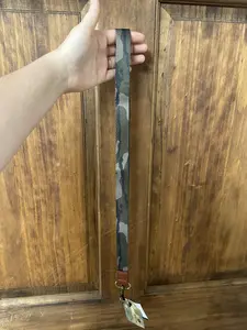 Local Boy Bottomland Long Lanyard with Leather Accent and Metal Clasp