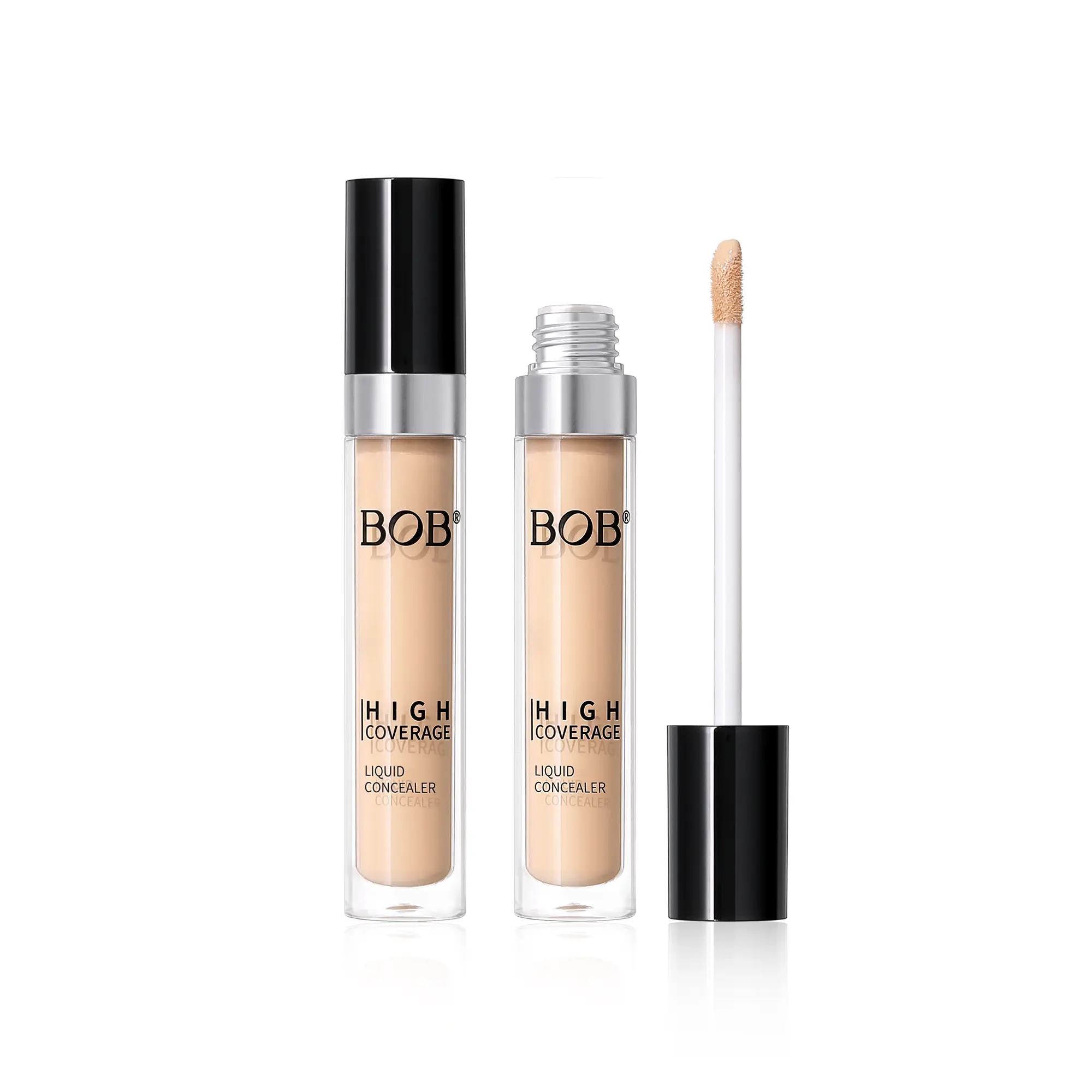High Coverage Liquid Concealer with Avocado Oil, 24HR Waterproof Daily Cosmetic, Nourishing Matte Makeup for Even Skin Tone
