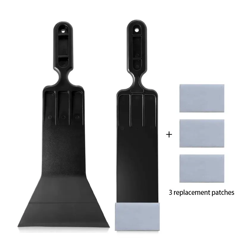 KUNAISI Long Handle Window Tint Squeegee Tool for PPF Vinyl Wrap Car Film Installation Water Scraper