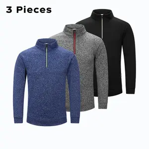 Men's Solid Color Half Zip Sweatshirt, fits FitCasual Long Sleeve Turtleneck Pullover for Fall &Winter, Men's Clothes for Daily Wear, Tops Motocross Menswear Day fall outfits 2000s outfits outfits men greyday outfits cheap men stuff vegas outfits dickies