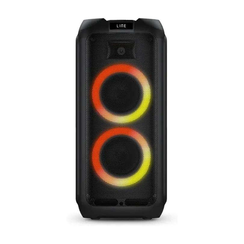PHILIPS | Bluetooth Party Speaker - Powerful Bass, Loud Speakers, LED Lights, FM Radio, USB, TWS Portable Party Speakers Bluetooth Wireless, Karaoke Mic and Guitar Inputs