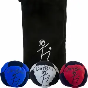 Hacky Footbag for Adults & Kids Professional Sand Filled Hacky Ball - Durable Dirt Footbags for Foot Sports, Beginners Outdoor