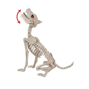 Howling Bonez 27" Animated Dog Skeleton Decoration