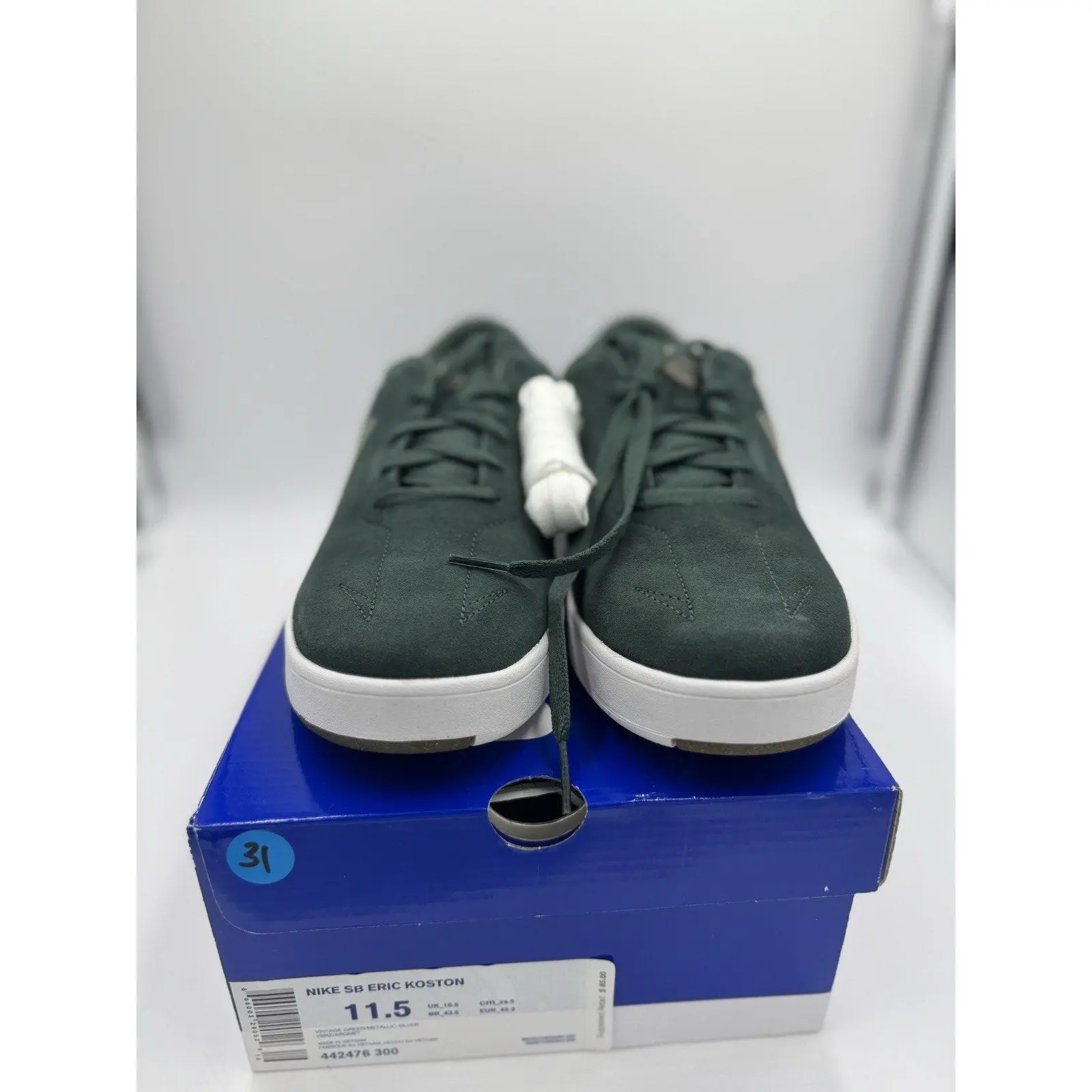 Size 11.5 - Nike Sb Eric Koston Green 2011 bs871 pre-owned