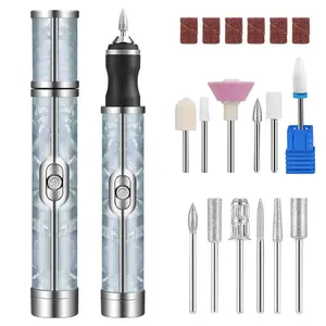 Professional Cordless Electric Nail Drill 15000RPM, Rechargeable 10-Speed Nail File Kit with 18 Nail Drill Bits for Thick Toenails, Portable Manicure Pedicure Tool with LED Display for Hand and Foot Care, Ideal for Home and Salon Use