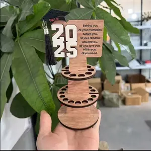 Wooden 2025 Graduation Money Tree