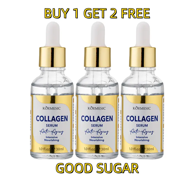 [Buy 1 Get 2 Free] Collagen Super Essence Moisturizing, Pore Care - Hydrating and Nourishing Facial Essence Niacinamide Brightening Essence, suitable for all skin types. Women's Gift (30 ml), dropper bottle