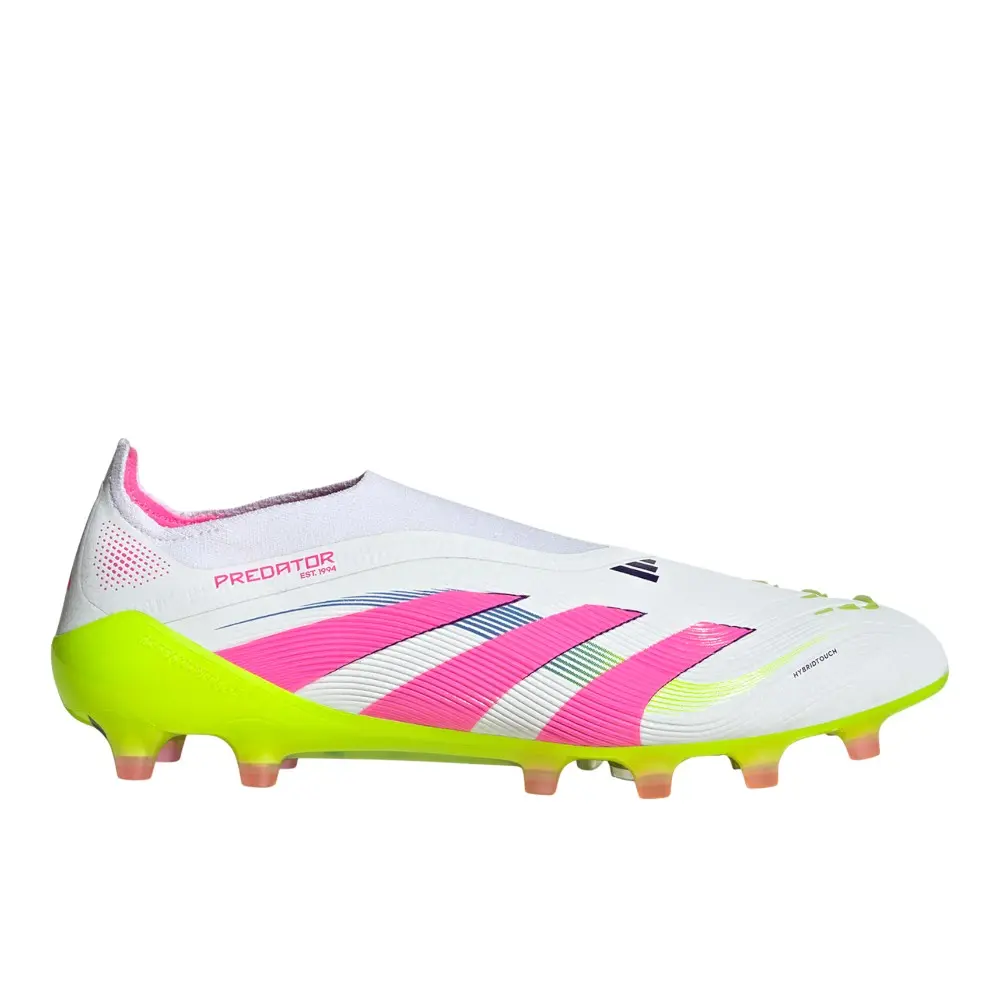 adidas Mens Predator Elite Laceless Artificial Ground Soccer Cleats  - White