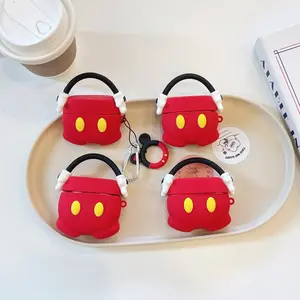 1 piece of shorts earphone case,Cute wireless Bluetooth earphone case, drop resistant, Protection, durable and stylish accessory, suitable for AirPods pro3/1/2/3/4/pro/pro2(Different models may have different shapes), Earbuds