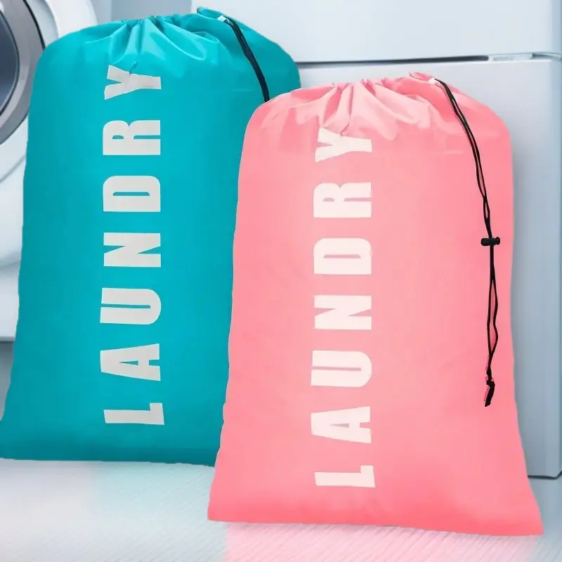 Heavy-Duty Waterproof Oxford Drawstring Travel Laundry & Moving Storage Bag