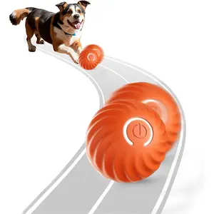 GTTQ Interactive Dog Toy Ball - Interactive Training Ball, Automatic Rolling Bouncing Rotating, Vibration Function, Suitable for Puppies & Small to Medium-Large Dogs