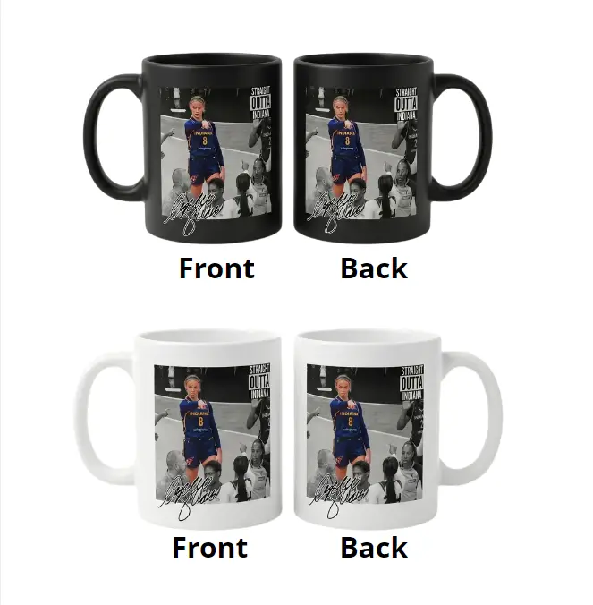 Basketball Fan Mug, Sports Lover Ceramic Coffee Cup, Athlete Highlight Graphic Mug, Gift For Basketball Fans