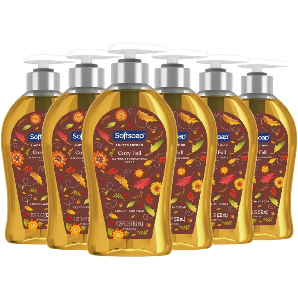 Softsoap Liquid Hand Soap, Cozy Fall Jasmine & Sandalwood, 11.25oz ( 6-Pack )