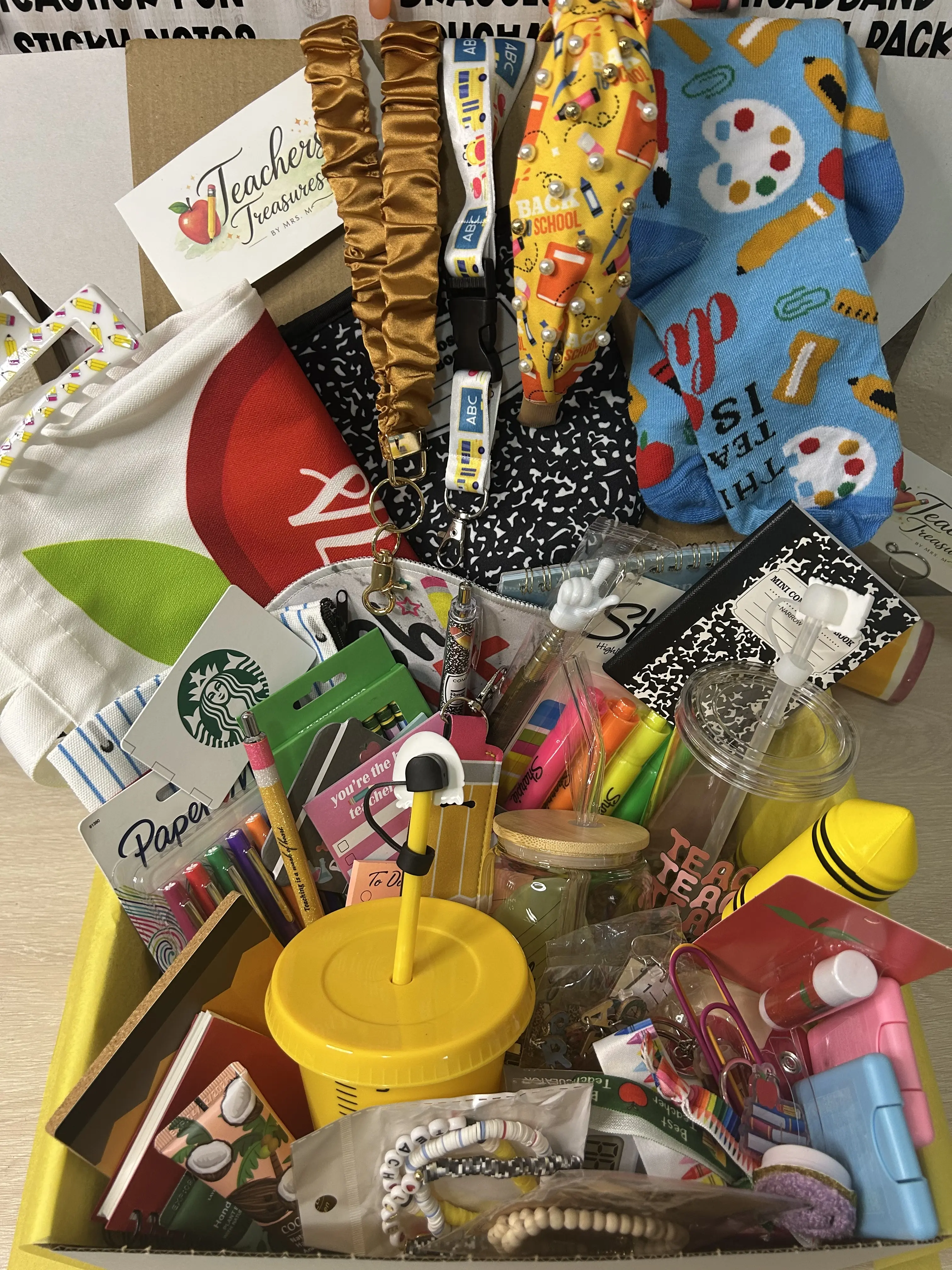 Curated Teacher Box | 36 Classroom & Teacher Items Curated Teacher Box | 36 Classroom & Teacher Items