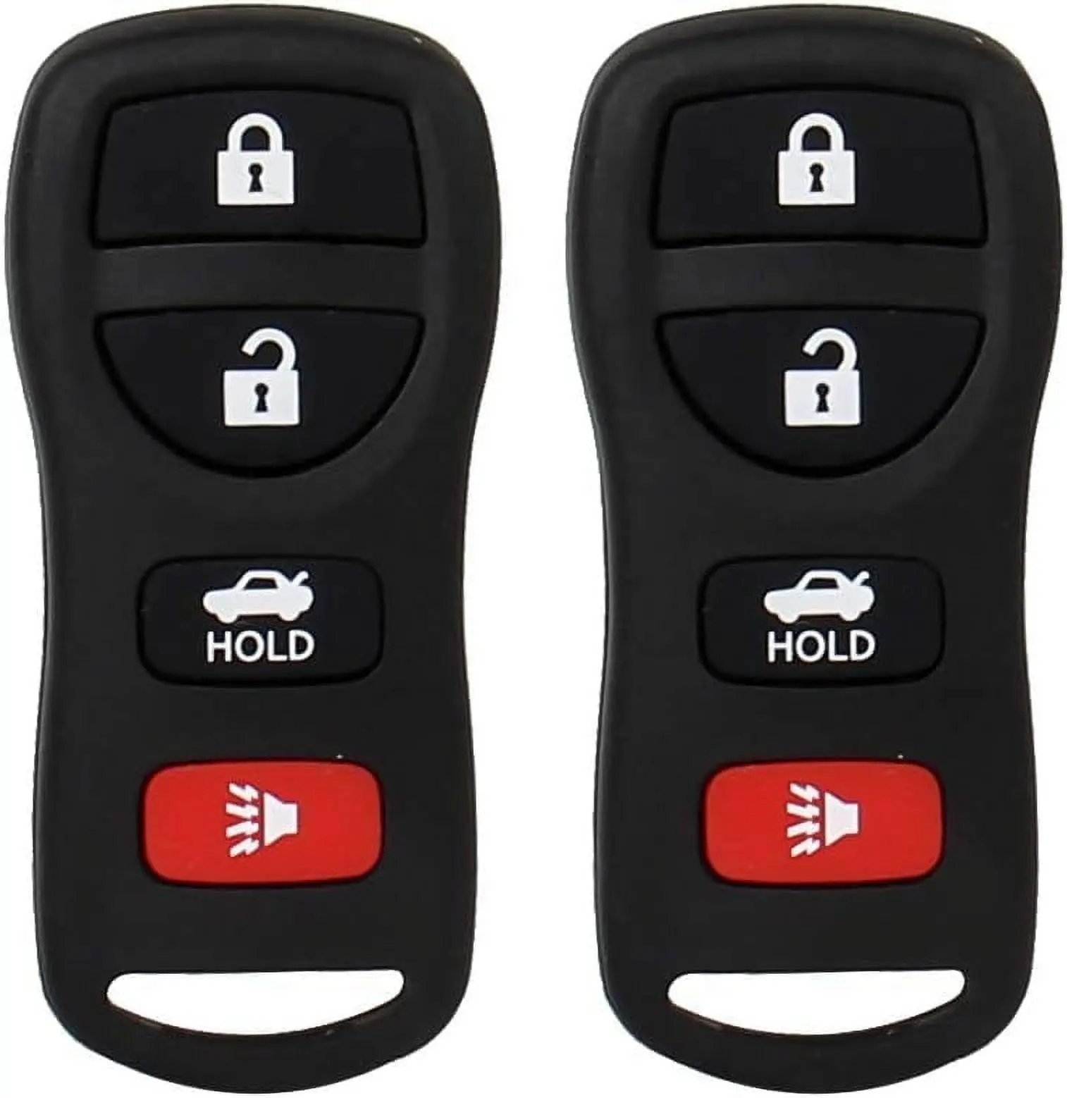 KEYS4LESS Keyless Entry Remote Control: Car Key Fob Compatible with Infiniti Nissan Altima Armada Maxima Quest Sentra 350Z| EX35 FX35 FX45 I35 G35...