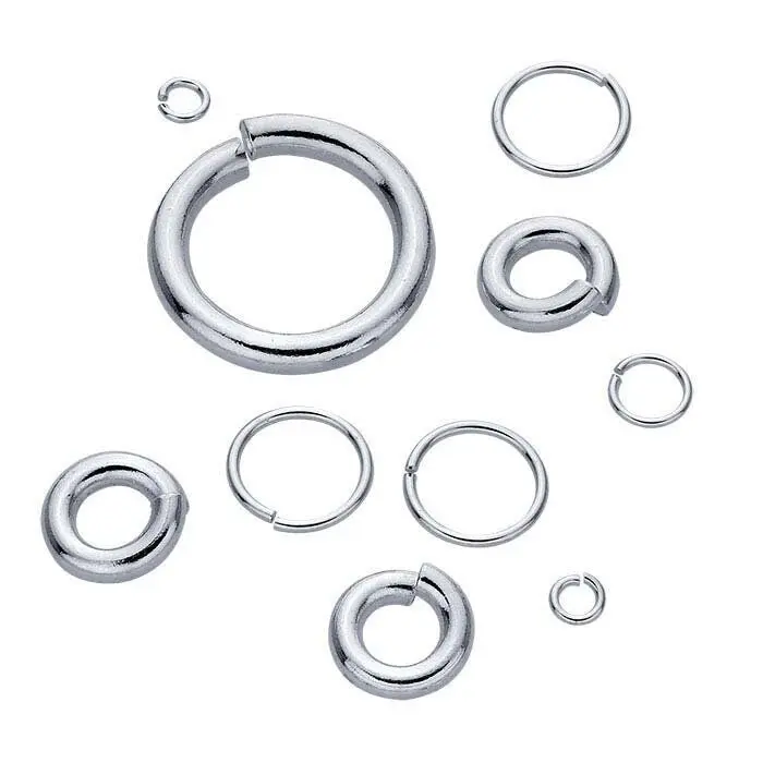 1dz. round jump ring, 925 sterling silver, 21g