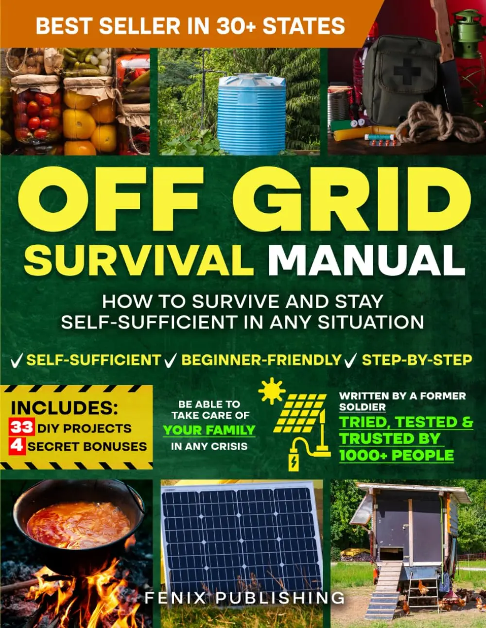 Off Grid Survival Book: Diy Survival Project Book - No Grid Survival Guide Paperback