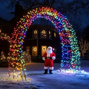 Solar Christmas Tree Lights, 40 Feet Long, 8 Modes, Colorful LED String Lights, Indoor and, Perfect for Home, Deck, Yard Party, Waterproof Tree Light