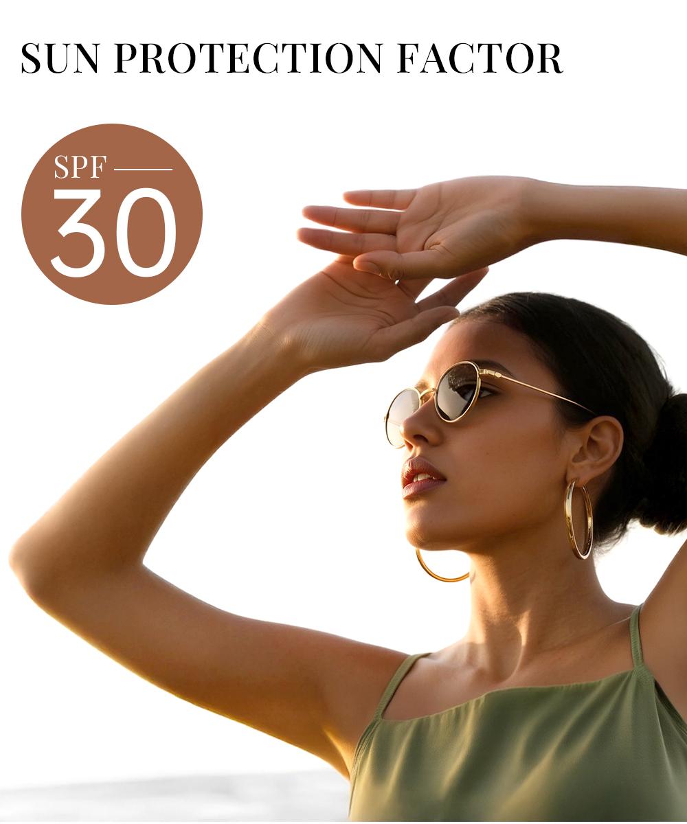 PHOFAY 2-in-1 Sunscreen Foundation SPF 30 Covers Acne Scars & Redness Natural Finish Blue Light Protection