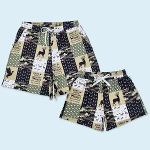 Deer Duck Camouflage Kids Boys Summer Swim trunks