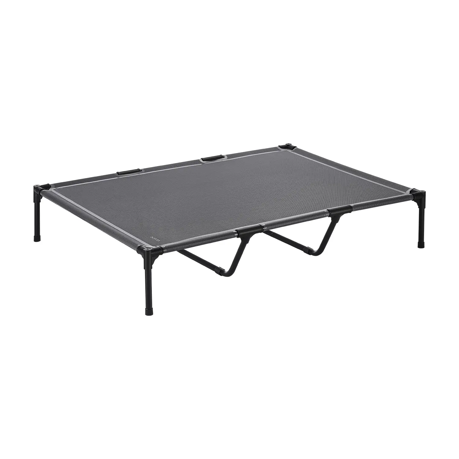 VEVOR Elevated Dog Bed for Large Dogs,  Portable Raised Dog Cot with Steel Metal Frame and Breathable Teslin Mesh, Indoor & Outdoor Pet Cooling Raised Hammock Bed, XL, Gray