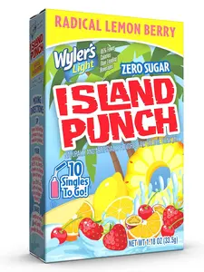 Wyler’s Light Singles To Go Powder Drink Mix Variety Pack 20 Count, Kiwi Lime Vanilla Lavender Dragon Fruit Flavors, Sugar Free, Caffeine Free, On the Go Packets