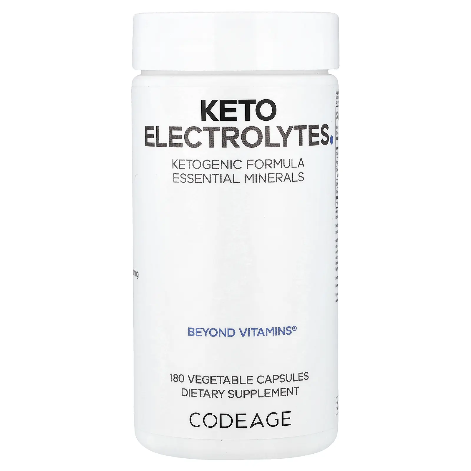Codeage Keto Electrolytes, 180 Vegetable Capsules