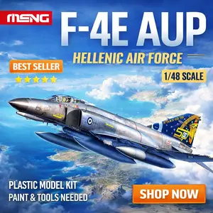 Meng Ls-021 1:48 Mcdonnell Douglas F-4e Aup Phantom Ii Model Kit, Military Assembly Toy, Plastic Airplane Model, Collectible Scale Model aircraft military model