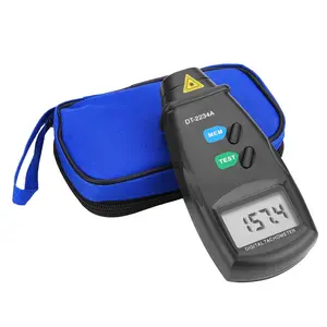 20713A Digital Tachometer RPM Meter, Non Contact Rotation Photo, 2.5~99,999 RPM Accuracy with  Included, 4 Packs of Reflective Tape, Revision Instruction