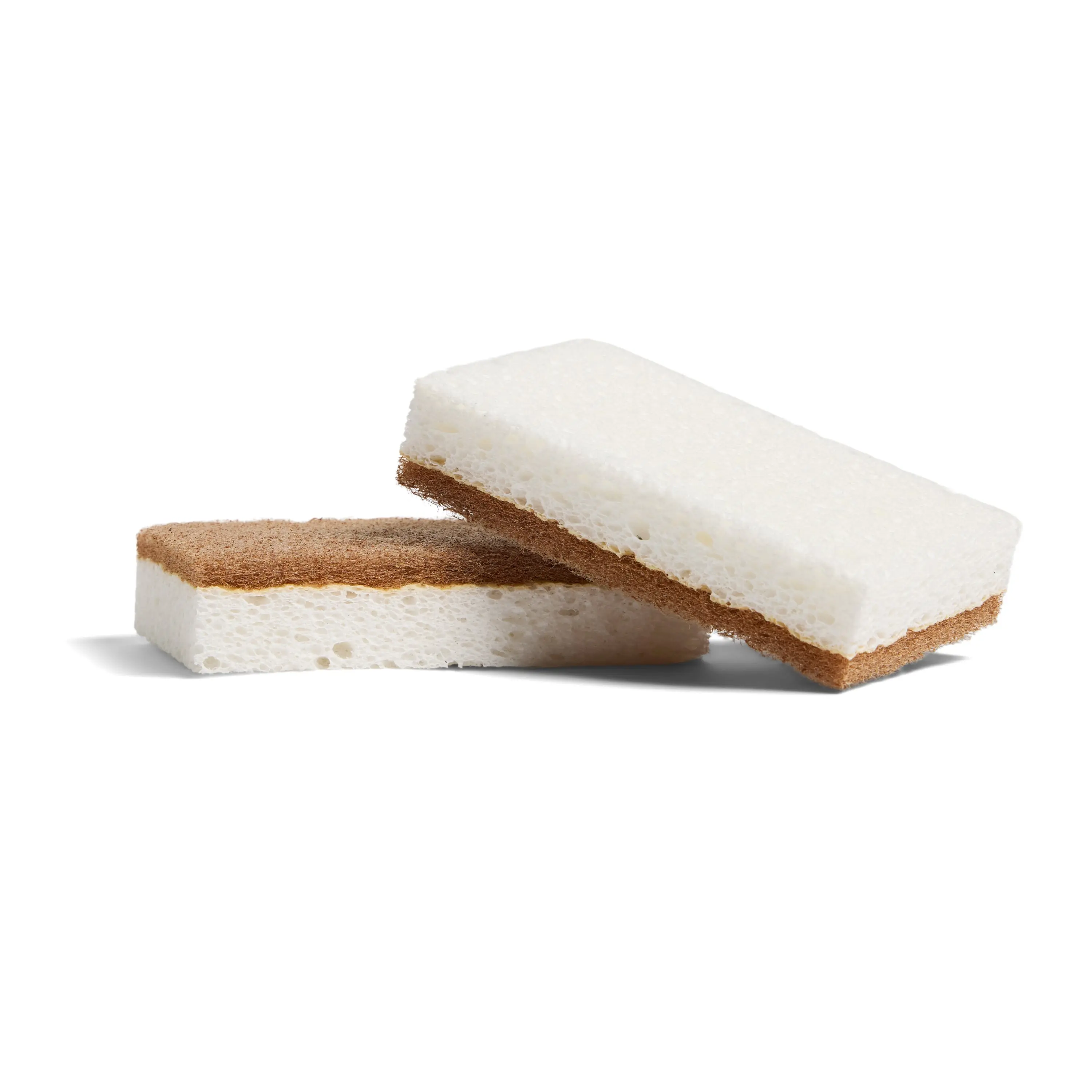 Grove Co. Thick Agave Scrubber Sponges - Durable Plant-Based Cellulose Pad, Superior Scrubbing Power, Premium Sudsing, Nonscratch Square Design, No Elbow Grease Needed, Tackles Outdoor Grime