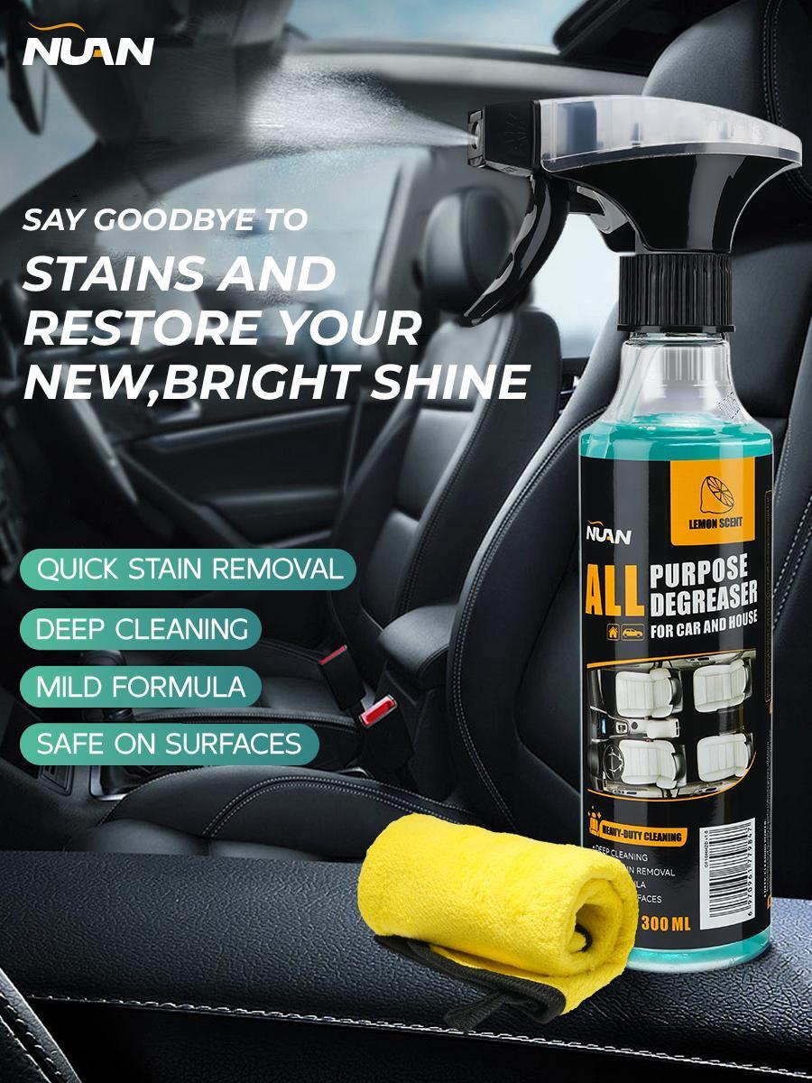 NUAN nano car coating spray-Heavy Duty Degreaser Multipurpose Powerful Degreaser, Stubborn Grease & Grime Removed in One Spray, Professional-Grade Cleaning Power Maxed!NUAN heavy duty degreaserNUAN heavy duty degreaser