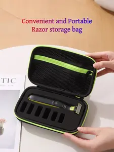 Portable Eva Storage Box Organiser for Electric Shavers and Trimmers, Durable Design for Safe Transport, Ideal for Daily Use