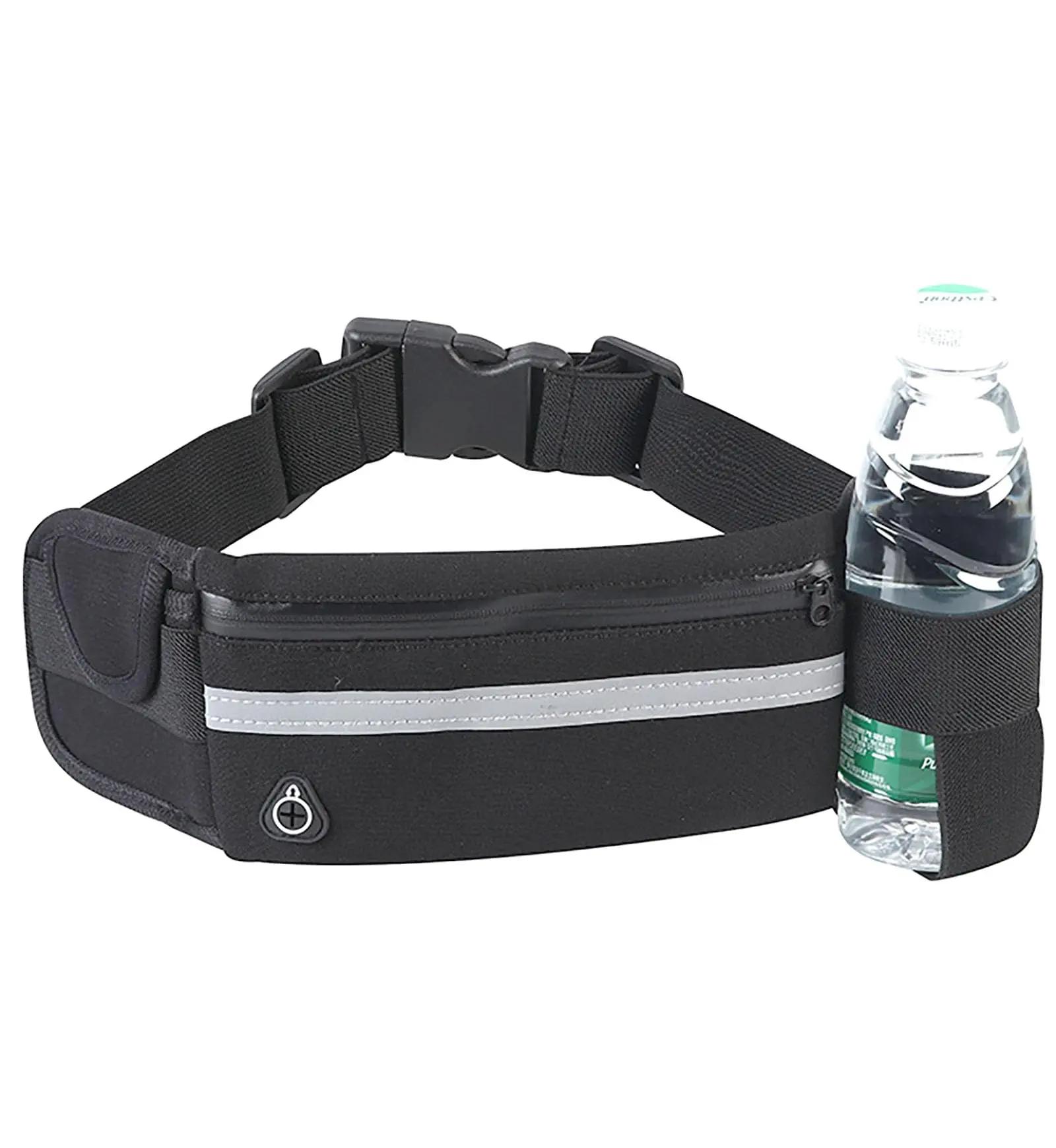 Unisex Water-Resistant Running Waist Pack - Slimline Adjustable Phone Holder, Fits Waist Sizes 28"-49", Great for Sports and Hiking, Convenient Storage for iPhone, Android Devices, Hikes, Jogging