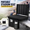 Sweetcrispy Stadium Seats with Thick Padded Back Support, Cushion and Shoulder Strap for Bleacher Use, Stadiumseats