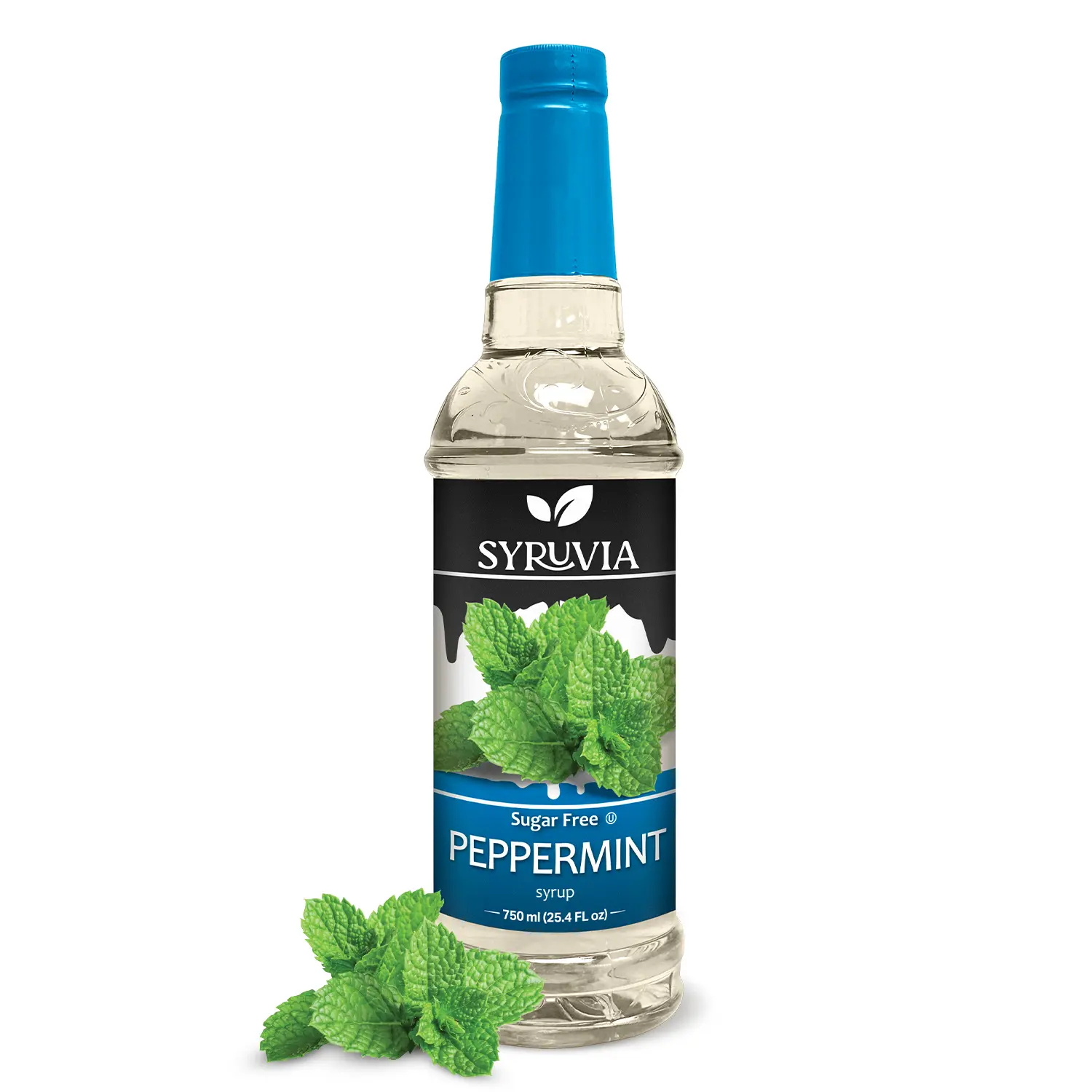 Syruvia Sugar Free Peppermint Syrup for Coffee 25.4 fl oz Syruvia Sugar Free Peppermint Syrup for Coffee 25.4 fl oz