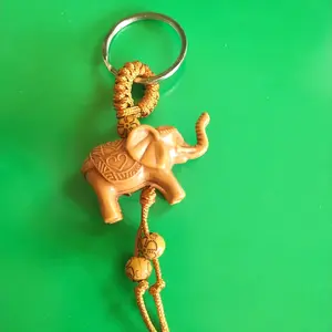 Plastic Elephant Keychain - Good Luck Charm for Love and Wisdom