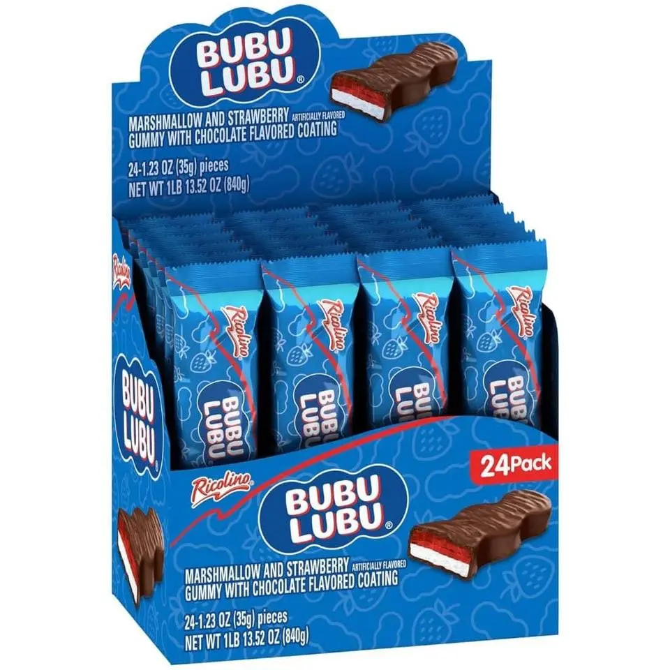 Ricolino Bubulubu chocolate marshmallow bar Ricolino Bubulubu chocolate marshmallow bar