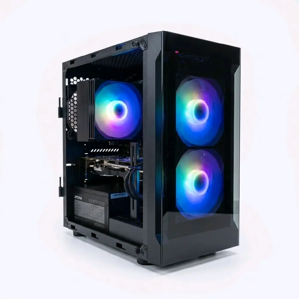 Échelon GENESIS 2 - Ryzen 5, 16GB DDR4, 512GB SSD, RX580 4GB, WiFi 6 + Bt, Windows 11 OS