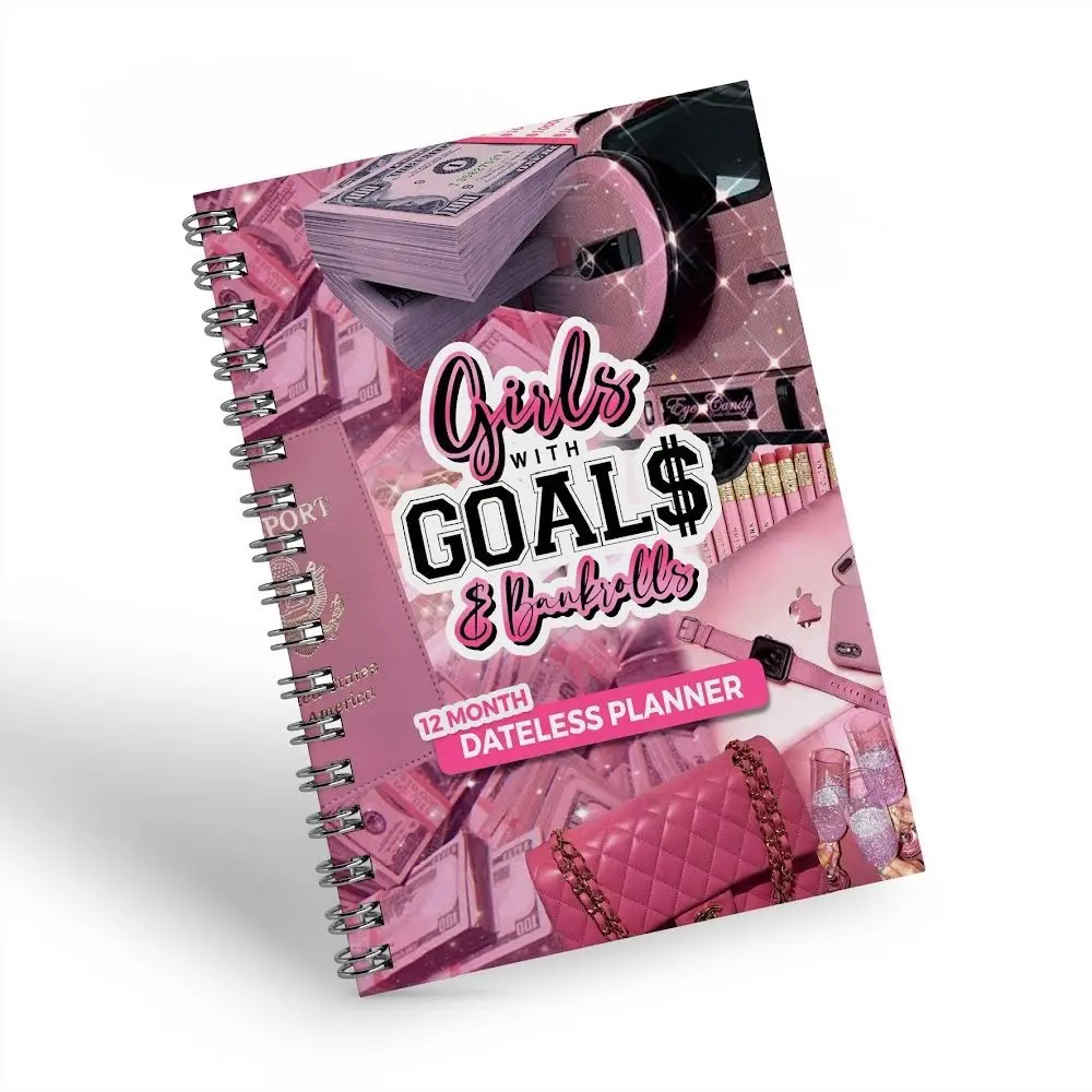 Girls With Goals 12 Month Dateless Planner